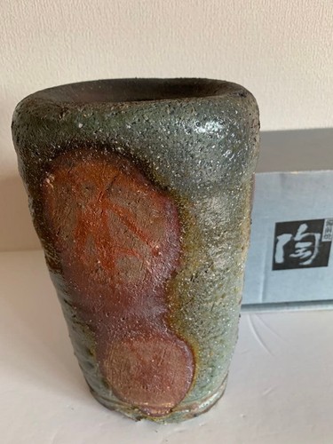Bizen ware vase pottery - ware,
