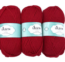 3 Skeins Lilian Yarn Chunky