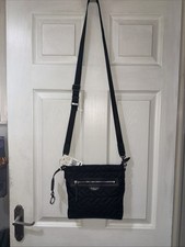 RADLEY Finsbury Park - Quilt Black Medium Zip Top Crossbody Bag - New - RRP £99