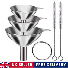 Stainless Steel Funnels Set