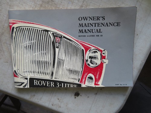 Rover litre mk3 drivers - p5,
