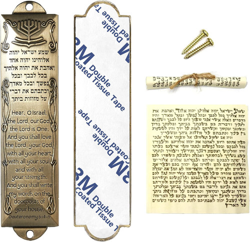 Mezuzah with scroll for door - scroll,