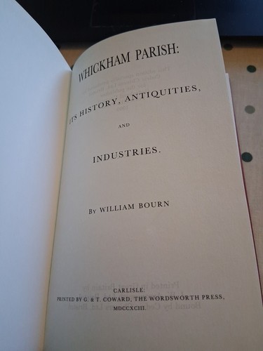 Bourn whickham parish - whickham,