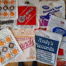 Vintage Record Store Bags Our