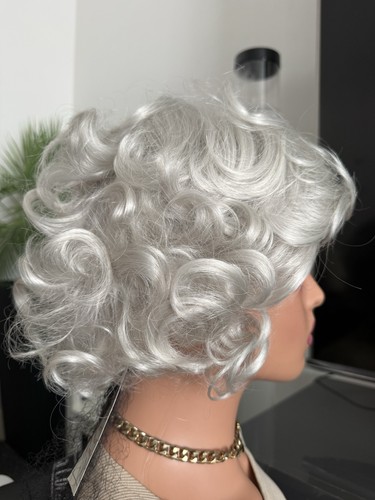 Paula young white wig - white, ,
