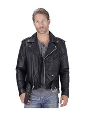 Cafe Racer Biker Leather