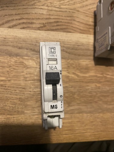 Square amp type m6 mcb - type,