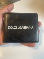 DOLCE & GABBANA Wallet Gentleman Black Soft Leather Bifold Wallet.