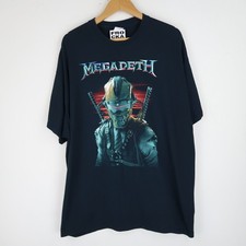 Megadeth 2016 Band T-shirt retro Metal rock SZ 2XL (V495)