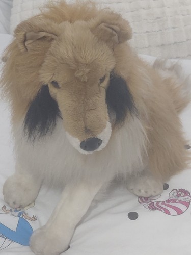 Border collie stuffed animal - stuffed,