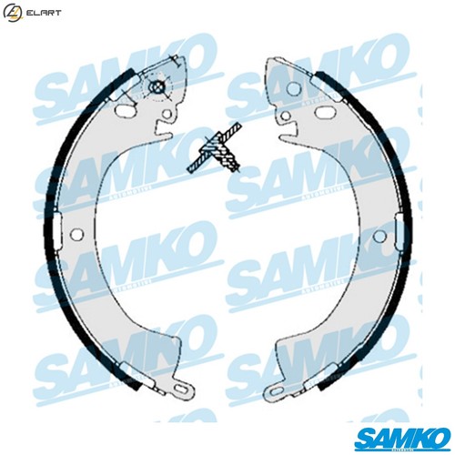 Brake shoe set 85240 - shoe,