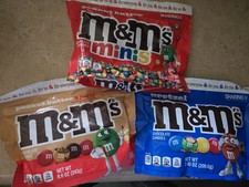 3 Packs 8.6oz M&M's, Peanut