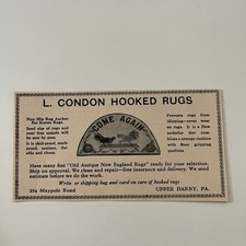 L. Condon Hooked Rugs Non Slip