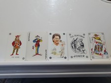 5 Vintage Joker Cards (J.21)