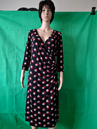 Laura ashley black polka - ashley,