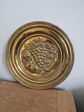 Vintage Brass Wall Charger –