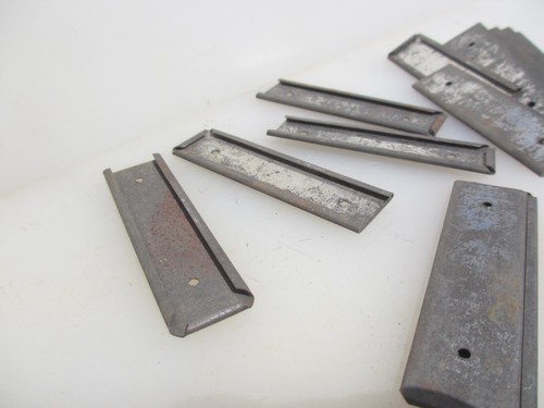 Vintage iron index card holder - index,