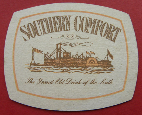Southern comfort beer mat - beer,