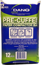 Pre-Cuffed Compactor Bags (12