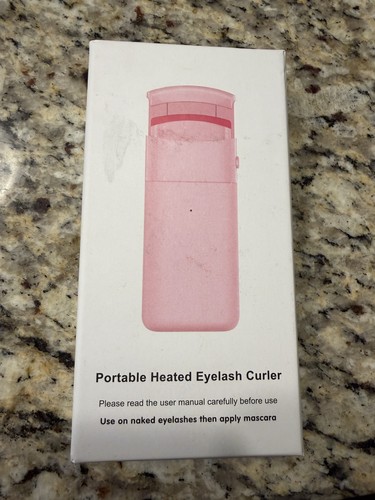 Heated eyelash curler pink - in,