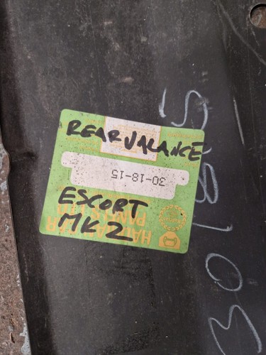Ford escort mk2 rear valance - ford,