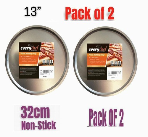 Large pizza tray - 2, non-stick
