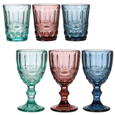 Coloured Glassware Wine