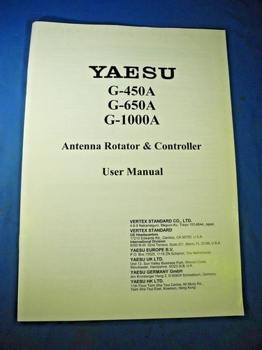 Oem yaesu 450a - oem, g-650a