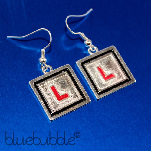 Funky learner driver earrings - learner,