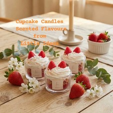 Strawberry Decorative  cupcake