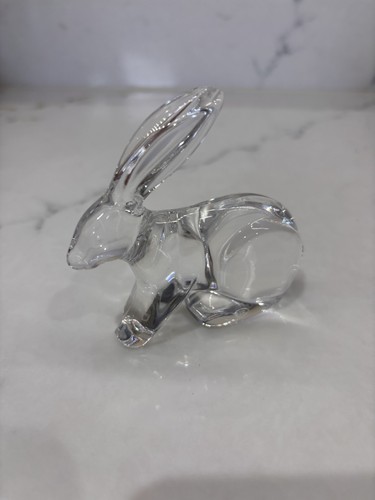 Vintage bayel crystal rabbit - crystal,