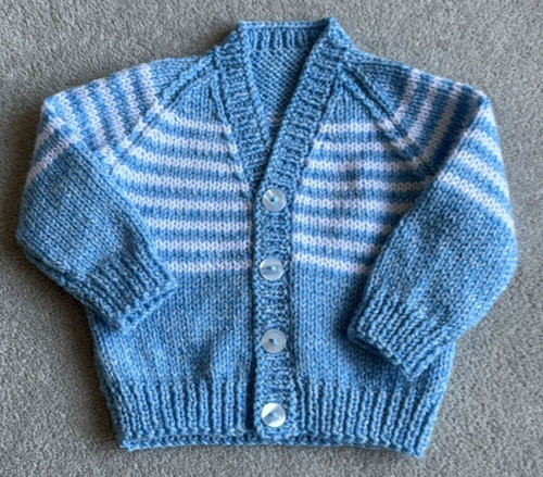 New hand knit cardigan - ,, baby