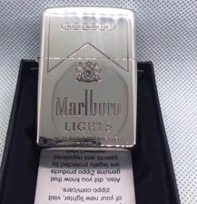 Silver Marlboro Zippo Lighter