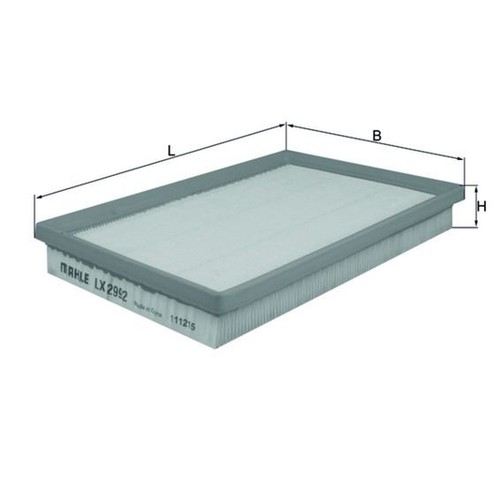 Mahle air filter - mahle, lx