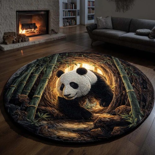 Halloween round rug spooky - 3d,