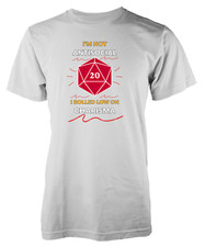 Custom Dungeons And Dragons Dice T-Shirt  Adult Sizes Roleplay Personalised Gift