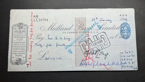 1939 midland bank - large, used