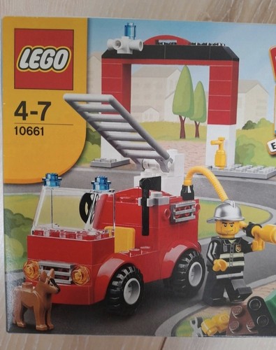 Lego juniors fire station - lego,