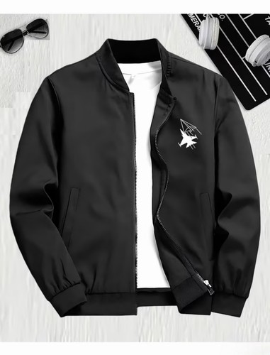 Aviation themed bomber - themed, jacket