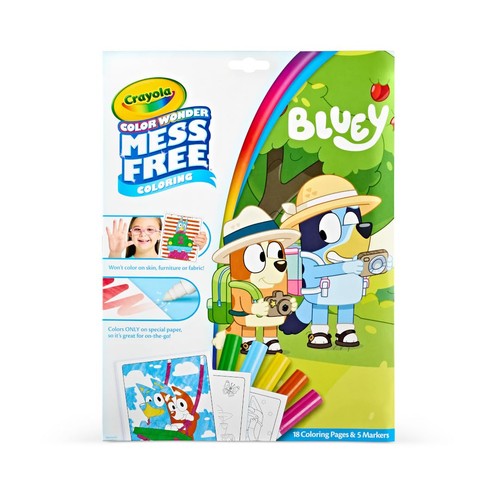 Color wonder bluey - color,