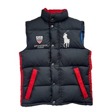 Polo Ralph Lauren USA Winter Event Body Warmer Gilet Vest Puffer Black S