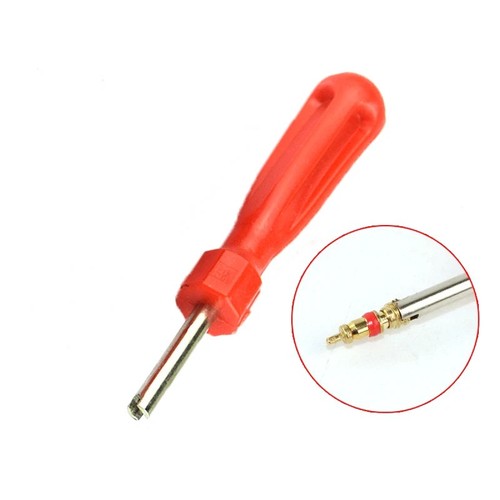 Tyre valve core with remover - valve,