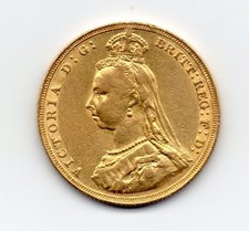 1887 Gold Sovereign, Victoria