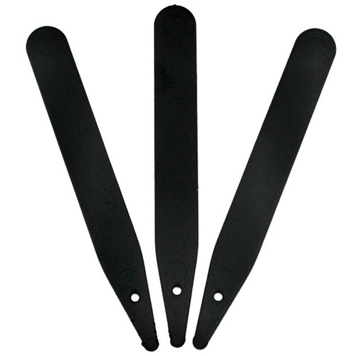 Black plastic plant - labels,