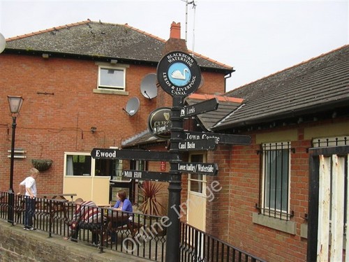 Photo 6x4 canal sign and - sign,