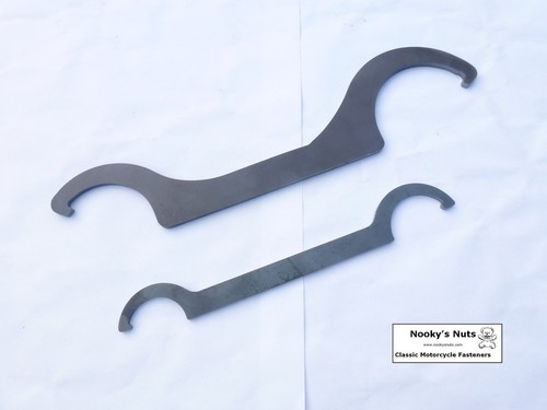 Motorcycle rear shock wrench - wrench, c