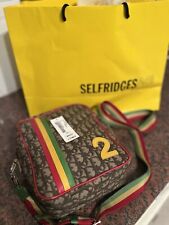 Christian Dior x Galliano 2004 Rasta Diorissimo Crossbody Messenger Bag - £1,160