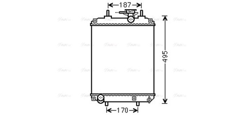 Ava coolant radiator - coolant,