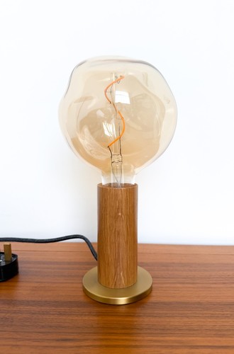 Tala knuckle table lamp oak - knuckle,