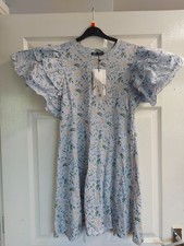 Bnwt Zara Sky Blue Cotton